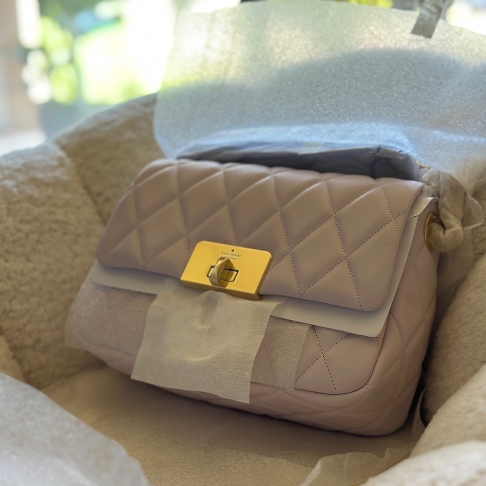 Nwt- Kate Spade Carey Quilted Small Flap Shoulder/Crossbody